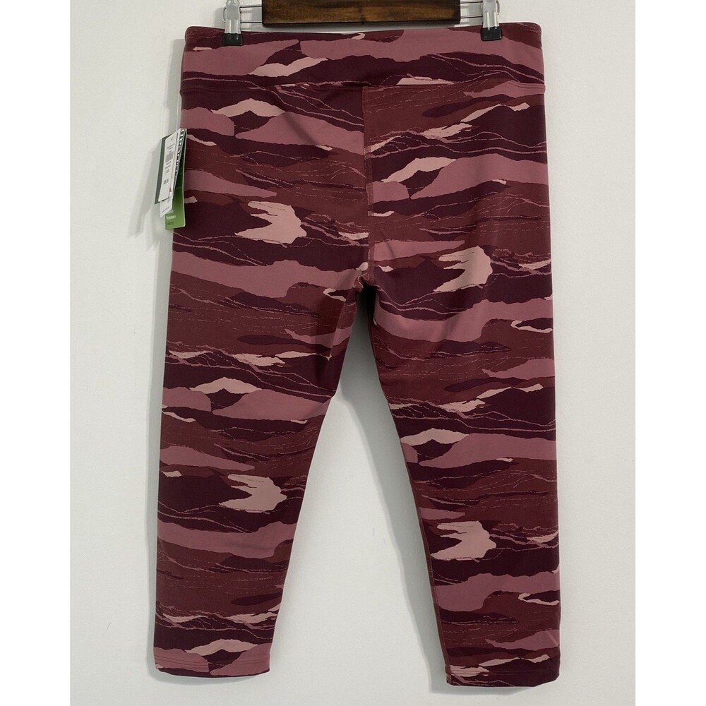 L.L. Bean Boundless Performance Leggings Women's L Capri Cropped Printed NEW - Picture 3 of 12